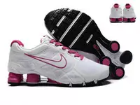 nike shox turbo 13 big kids running  femmes chaussures white pink,nike turbo shox pas chere en 35 et en noir